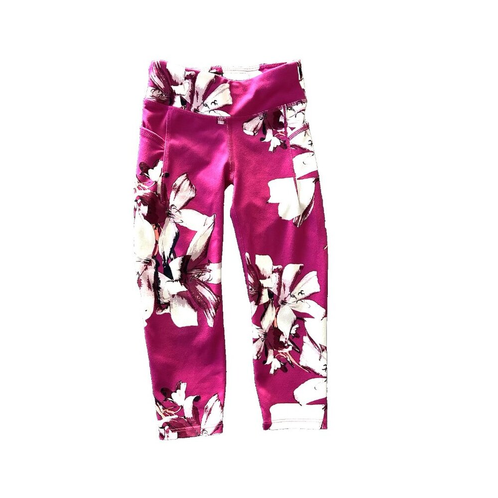 Kids Avia tropical exercise gym pants sized 4-5